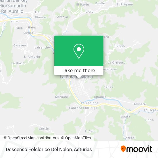 Descenso Folclorico Del Nalon map