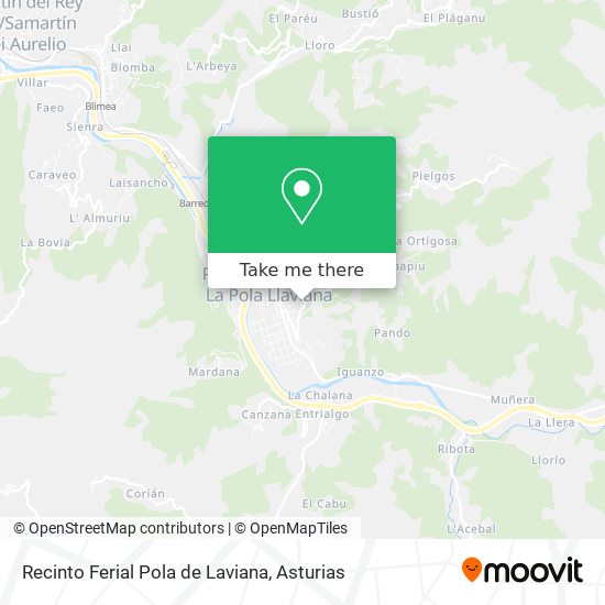 Recinto Ferial Pola de Laviana map