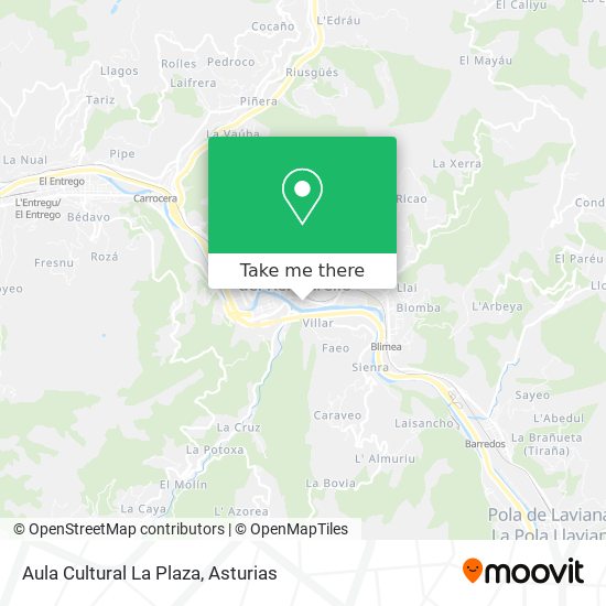 Aula Cultural La Plaza map