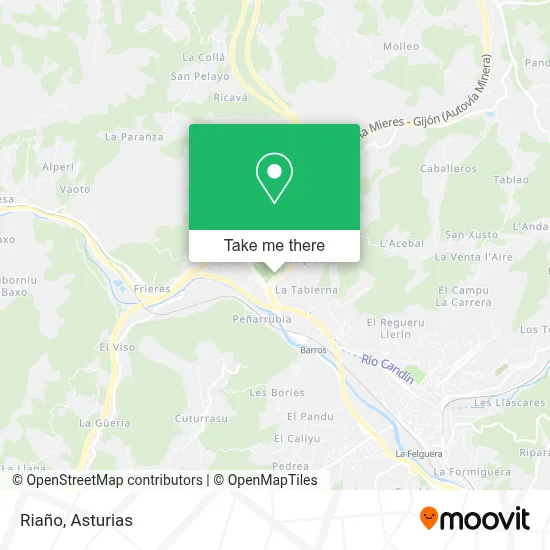 Riaño map