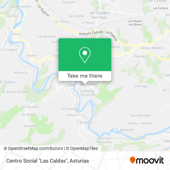 Centro Social "Las Caldas" map