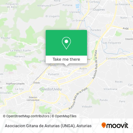 Asociacion Gitana de Asturias (UNGA) map