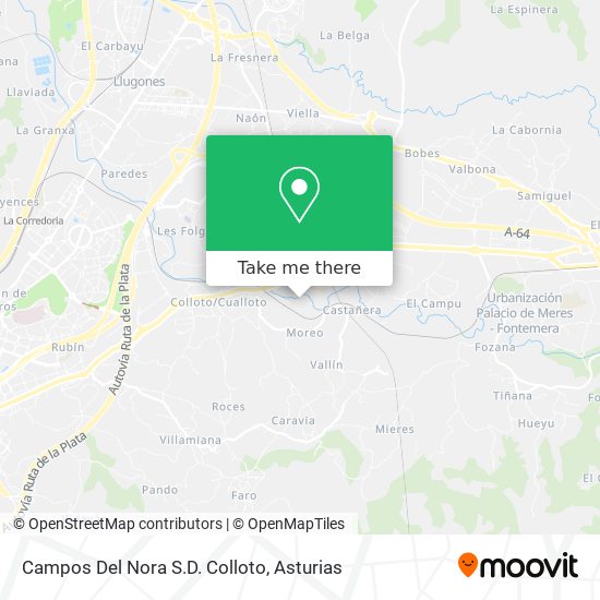 Campos Del Nora S.D. Colloto map