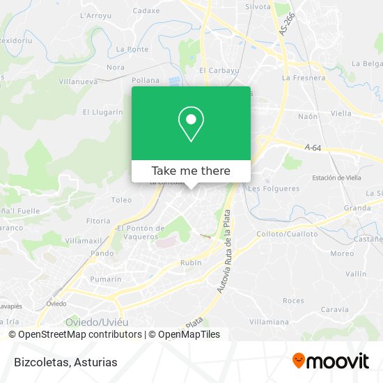 Bizcoletas map