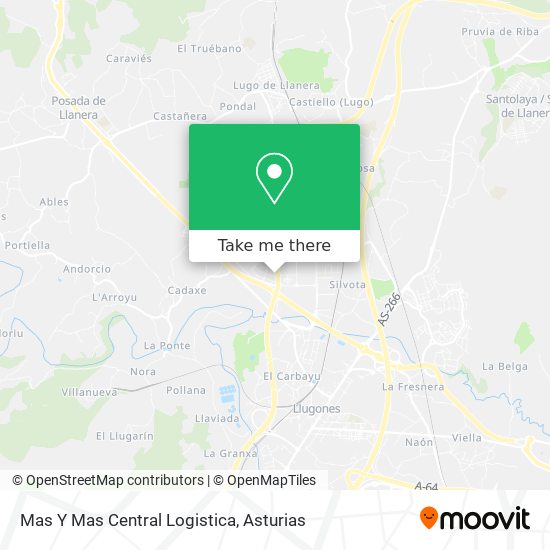 Mas Y Mas Central Logistica map