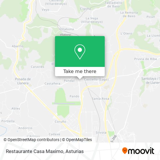 Restaurante Casa Maximo map