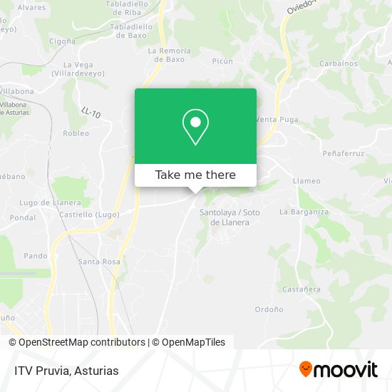 mapa ITV Pruvia