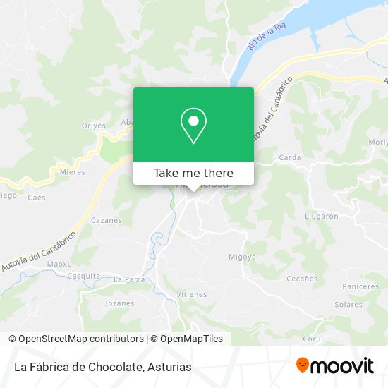 La Fábrica de Chocolate map