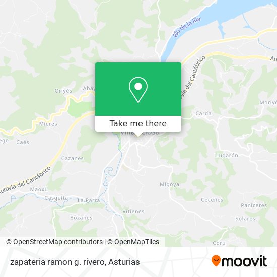 zapateria ramon g. rivero map