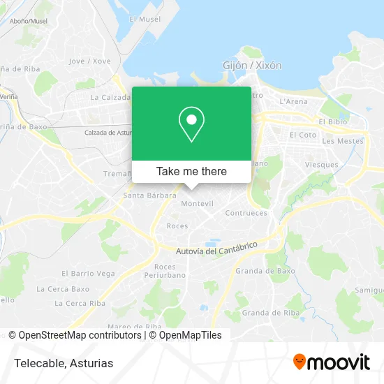 Telecable map