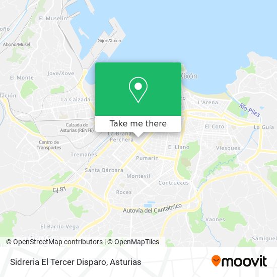 Sidreria El Tercer Disparo map