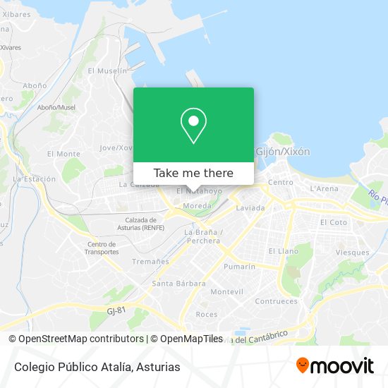 Colegio Público Atalía map