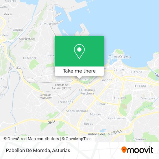 Pabellon De Moreda map