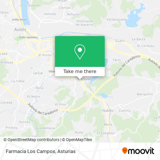 Farmacia Los Campos map