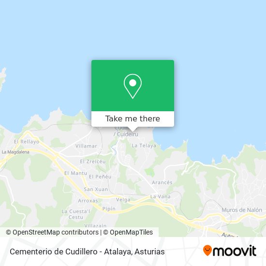 Cementerio de Cudillero - Atalaya map