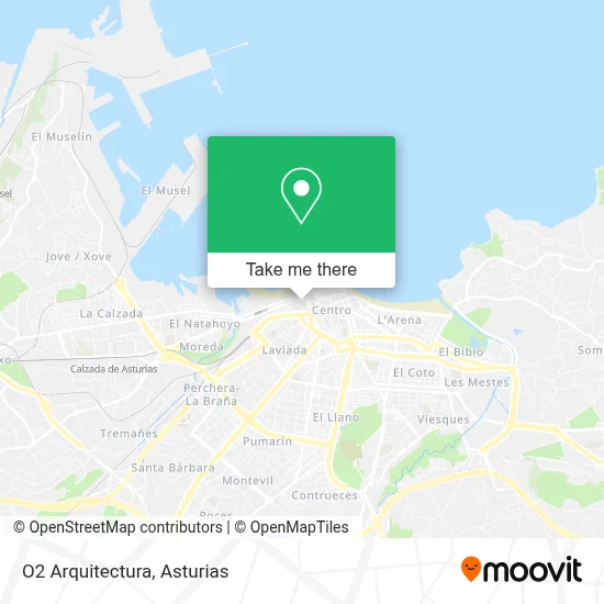 O2 Arquitectura map