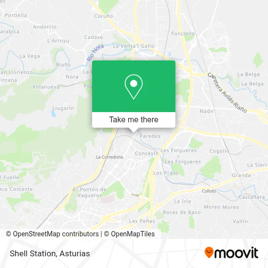 Station Shell map