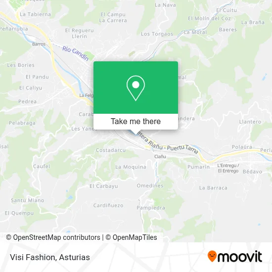 Visi Moda map