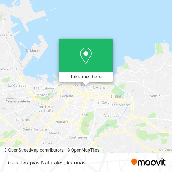 Rous Terapias Naturales map