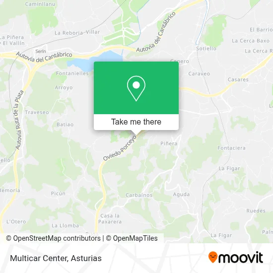 Multicar Center map