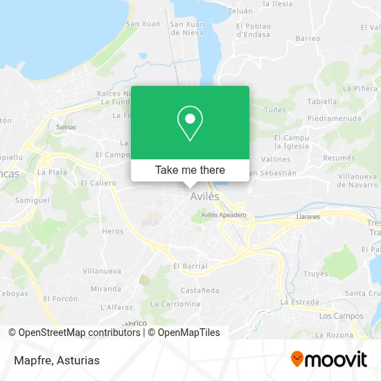 Mapfre map