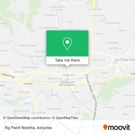 Rg Paint Noreña map