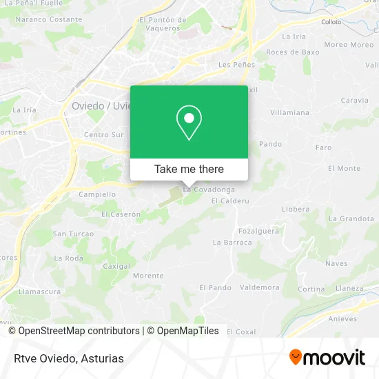 Rtve Oviedo map
