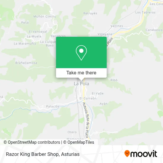 Razor King Barber Shop map
