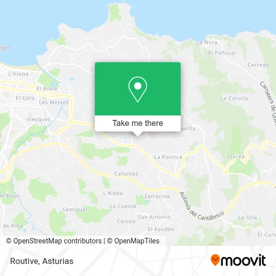 Routive map