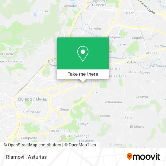 Riamovil map