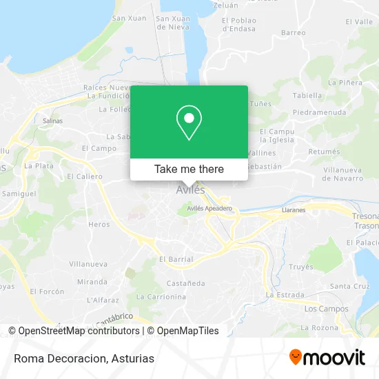 Roma Decoracion map