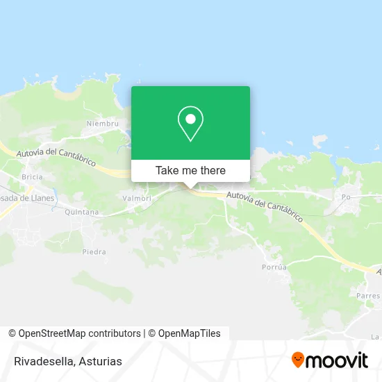 Rivadesella map