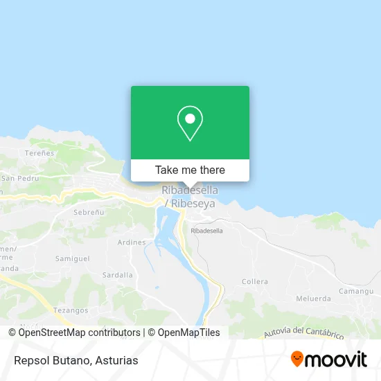 Repsol Butano map