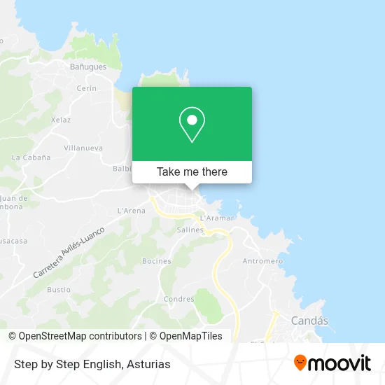 Step by Step English map