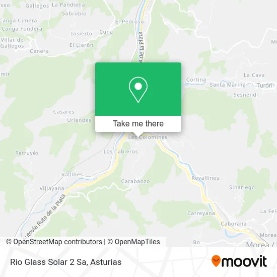 Rio Glass Solar 2 Sa map