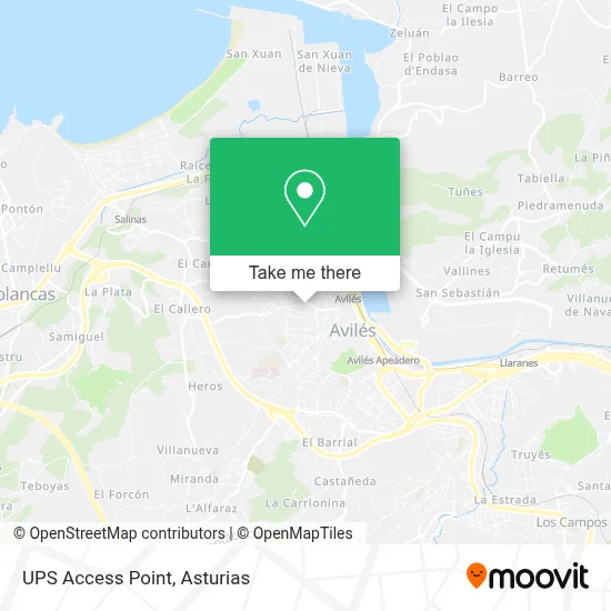 mapa Ups Access Point