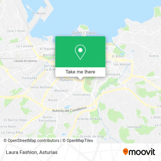 Laura Moda map