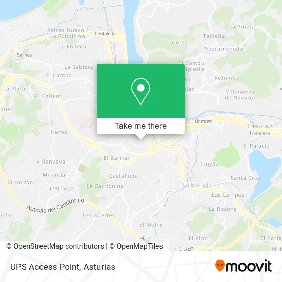 mapa Ups Access Point