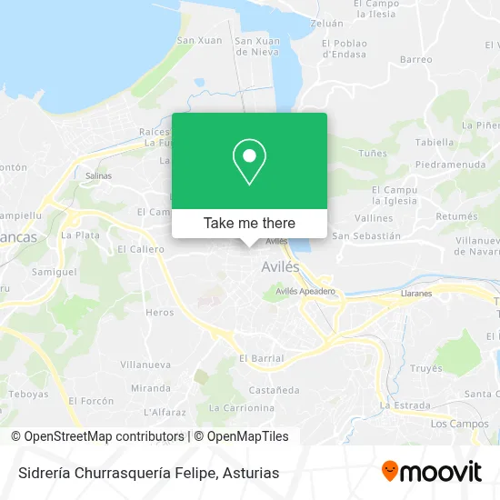 Sidrería Churrasquería Felipe map