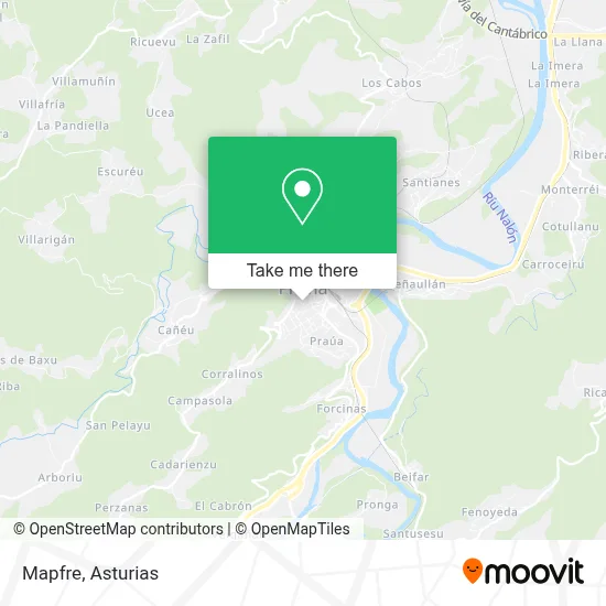 Mapfre map