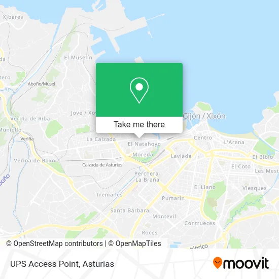 mapa Ups Access Point