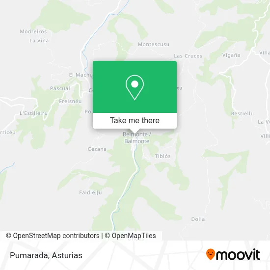 Pumarada map