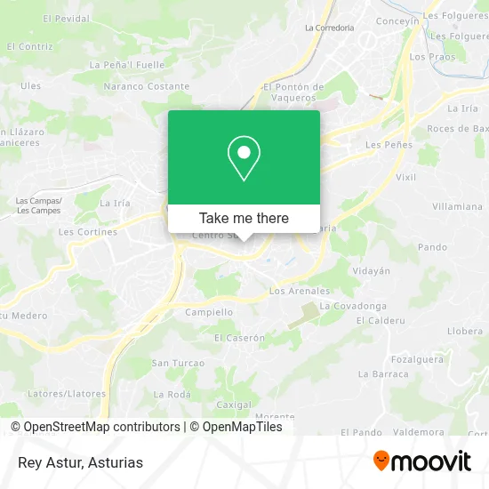 Rey Astur map