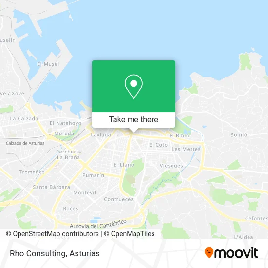 Rho Consulting map