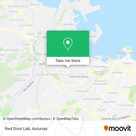 Red Door Lab map