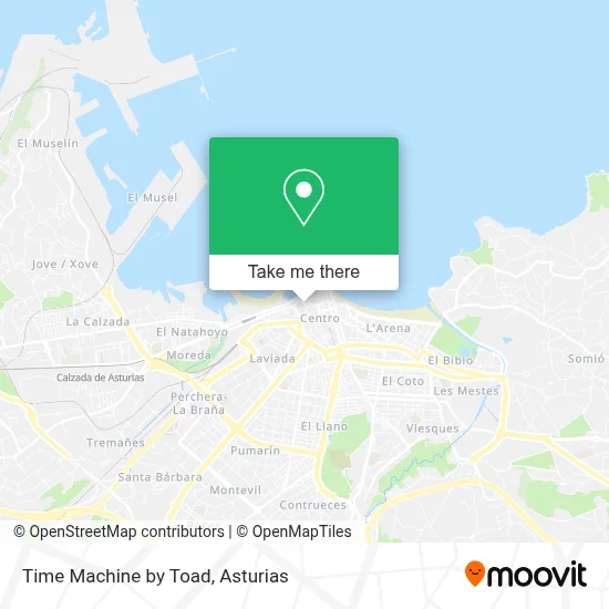 Time Machine by Toad map
