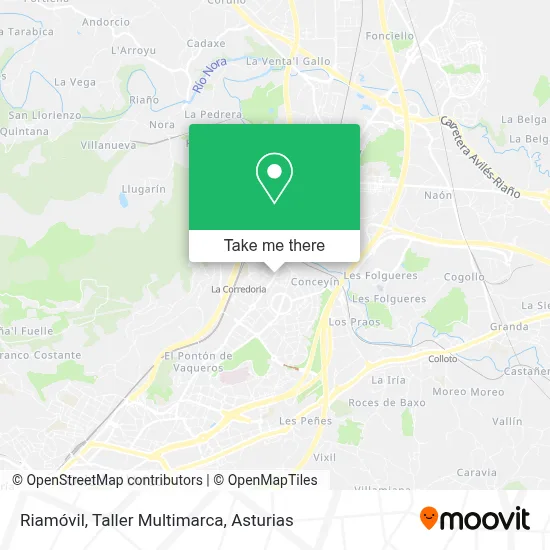 Riamóvil, Taller Multimarca map