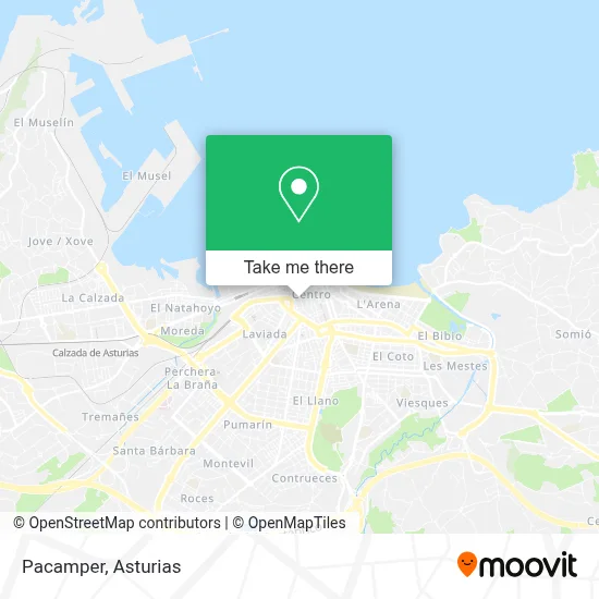 Pacamper map
