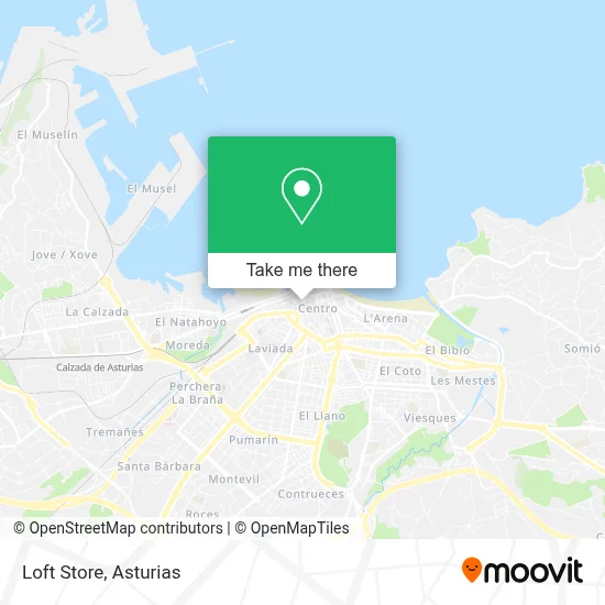 Loft Store map
