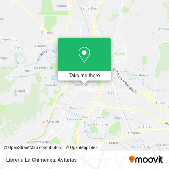 Librería La Chimenea map